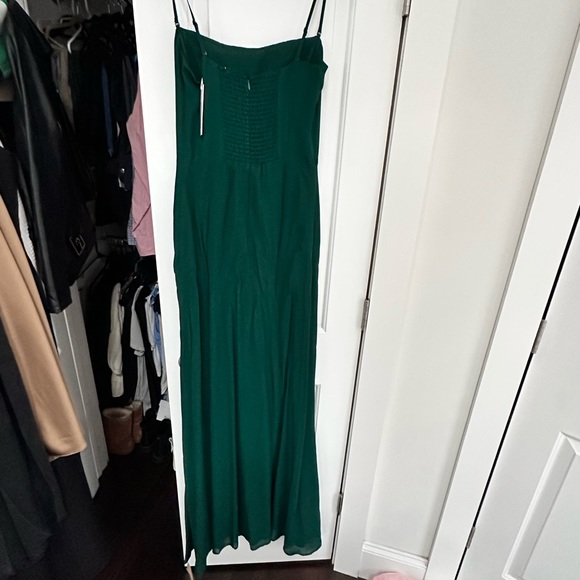 Reformation Ingrid dress in emerald NWT - Picture 5 of 6